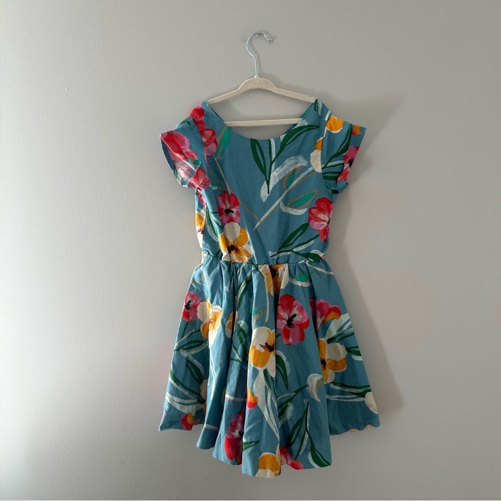 Tea Collection Button Back Skirted Dress - Picture 5 of 9